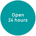 Open 24 hours