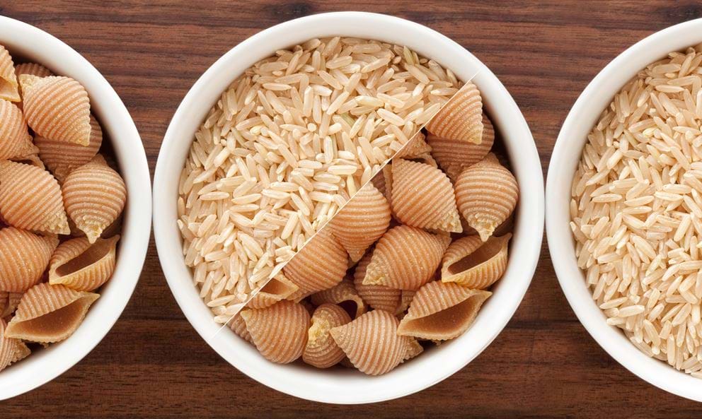 Esitellä 48+ imagen white rice vs pasta