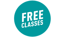 Over 50 free classes a week