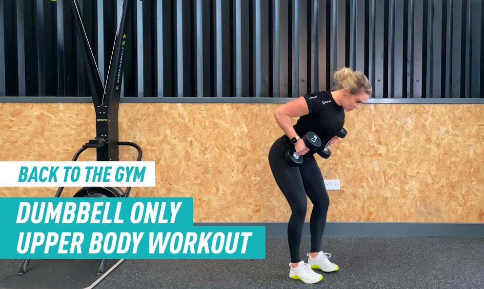 A Simple and Effective Upper-Body Dumbbell Workout to Hit Your Arms, Back,  and Chest
