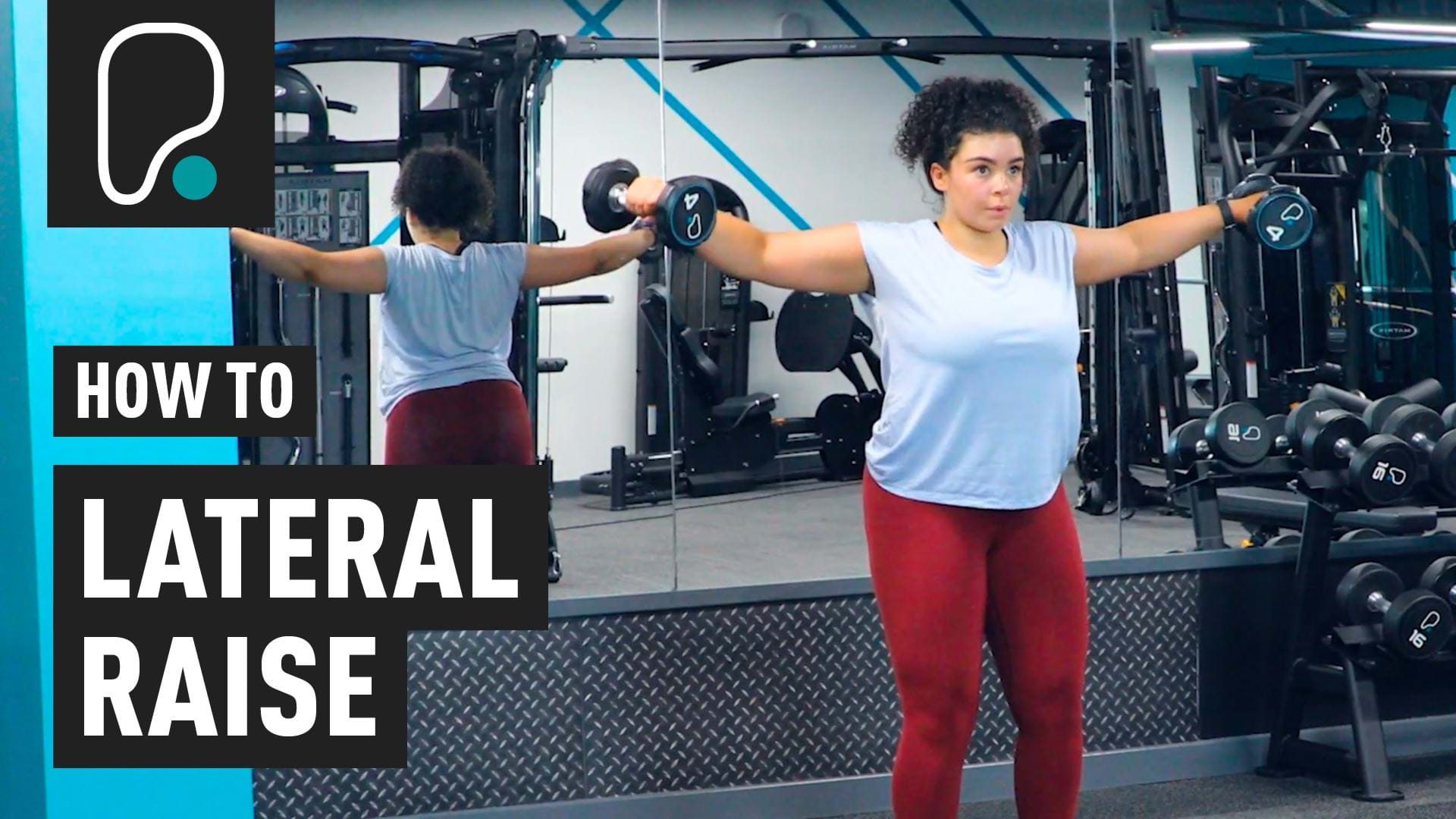Dumbbell front raise to lateral raise, Exercise Videos & Guides