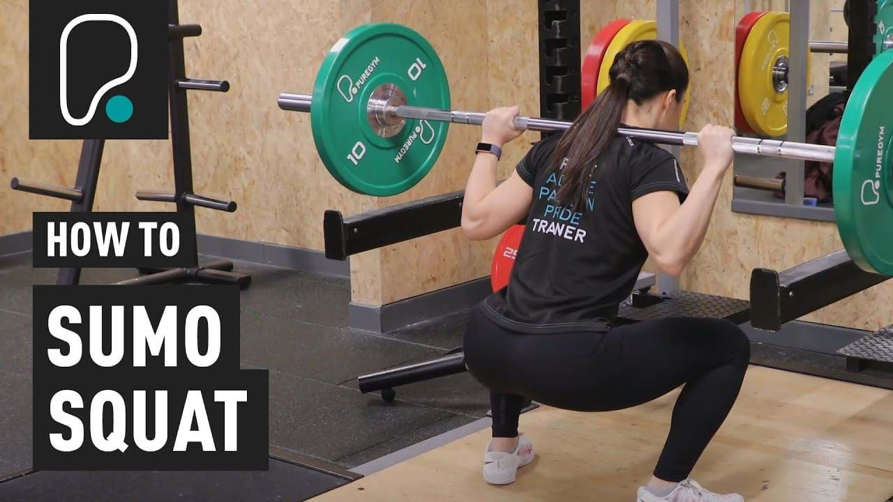 barbell sumo squat