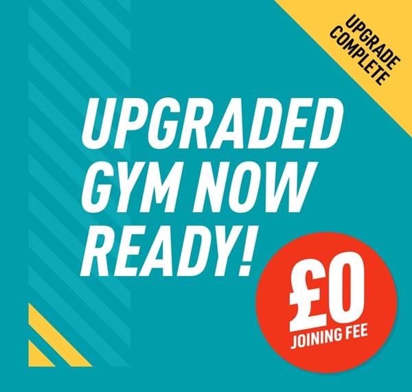 Upgraded gym now ready - upgrade complete!