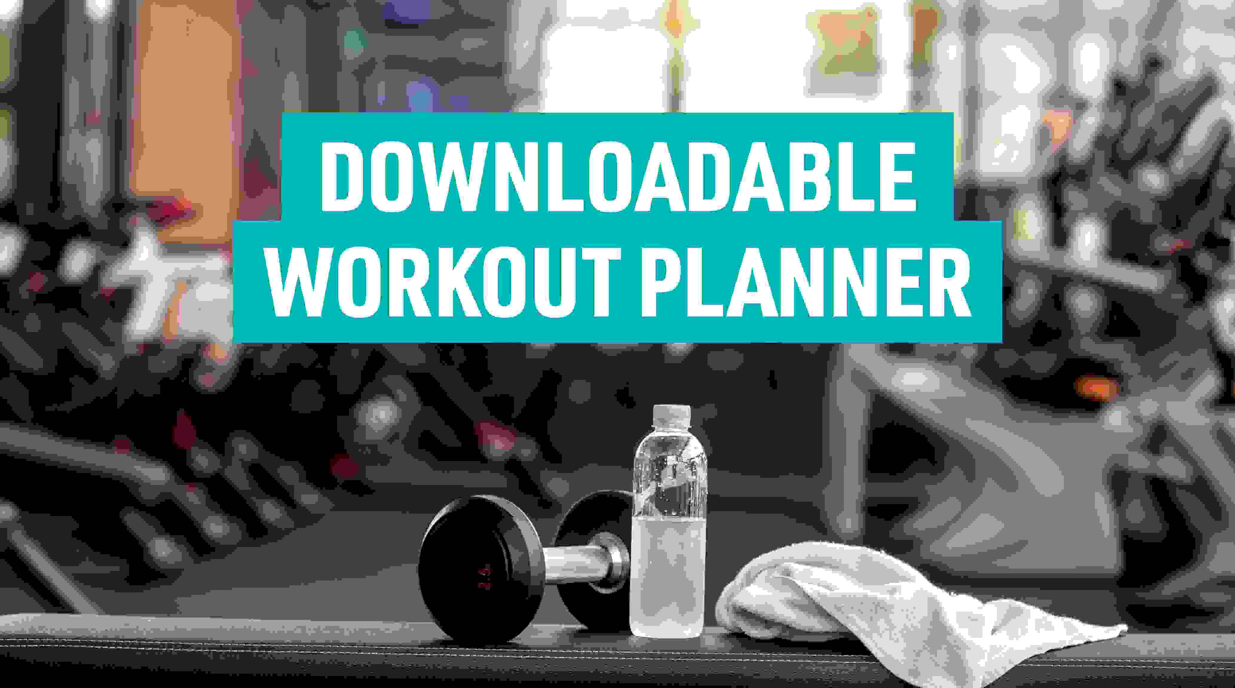 Workout Plan Templates Download Or Make Yourself PureGym