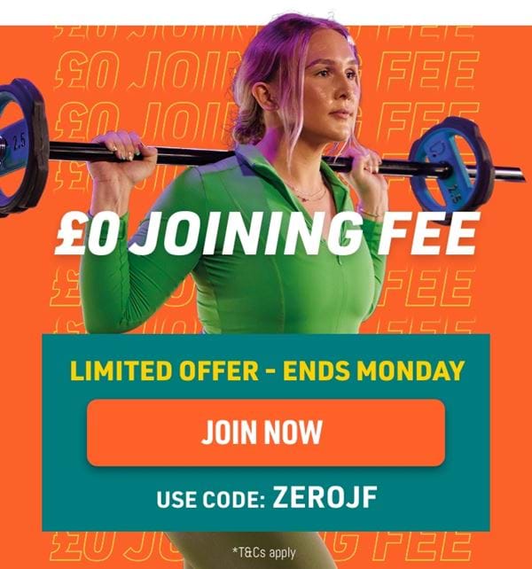 £0 joining fee. Ends soon. T&Cs apply. Join now