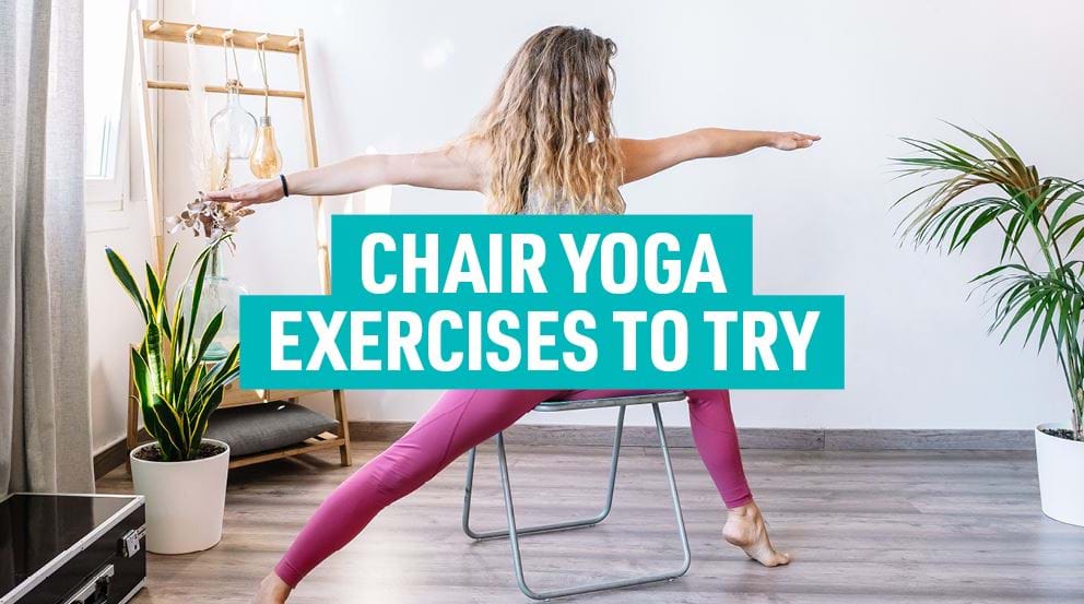 Easy Chair Yoga for Seniors  Chair pose yoga, Chair yoga, Yoga